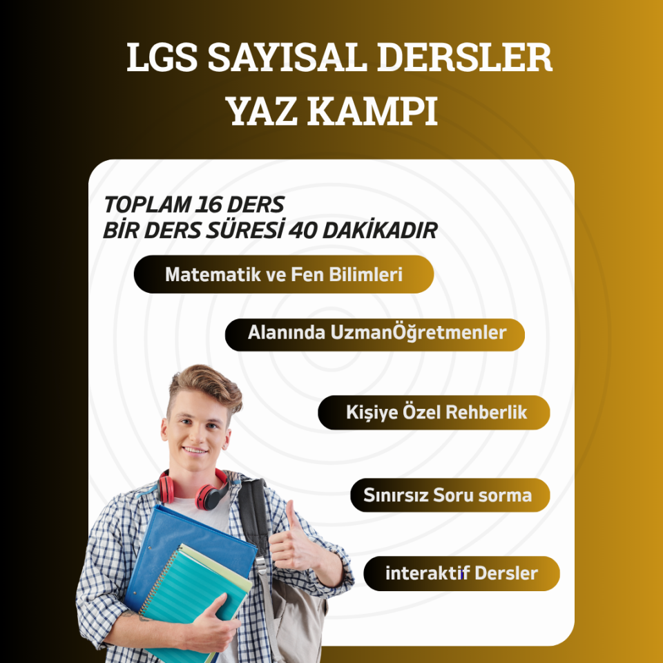 Lgs Sayısal Dersler Yaz Kampı Ultra Destek Paketi