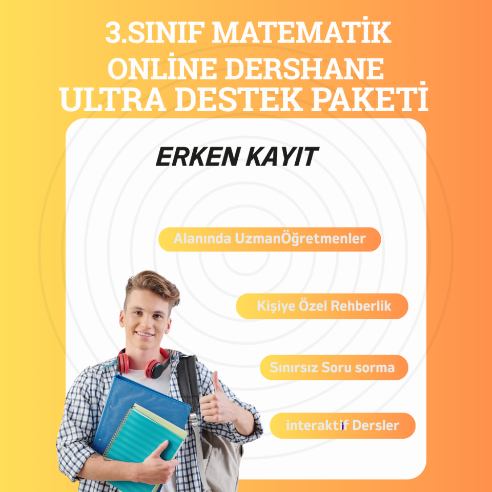 3.Sınıf Matematik Ultra Destek Paketi