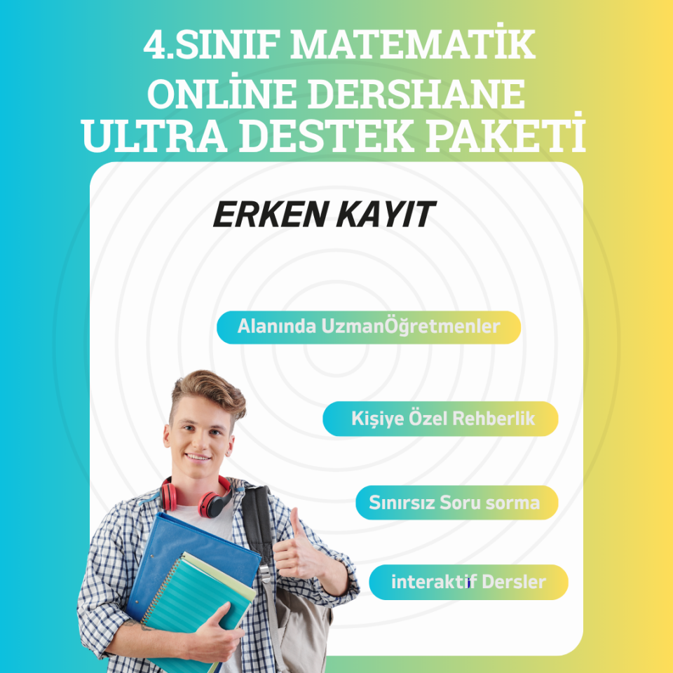 4.Sınıf Matematik Ultra Destek Paketi