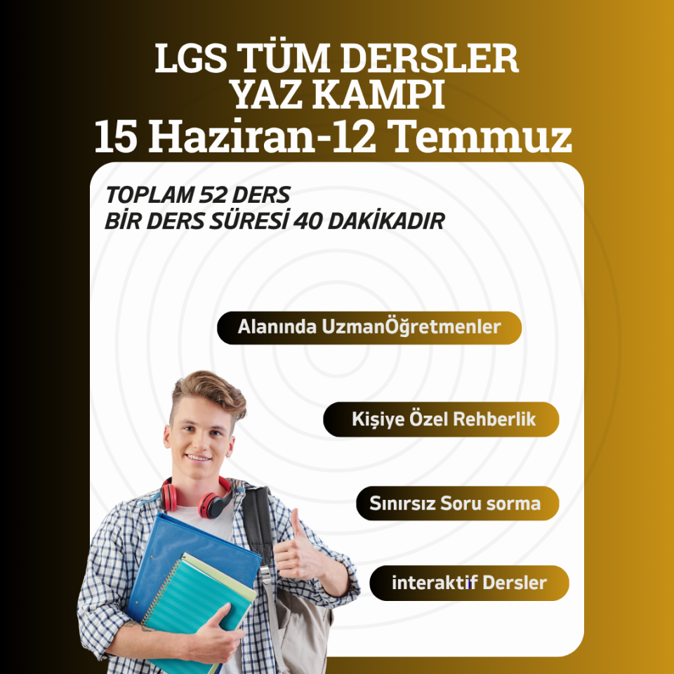 Lgs Tüm Dersler Yaz Kampı Ultra Destek Paketi