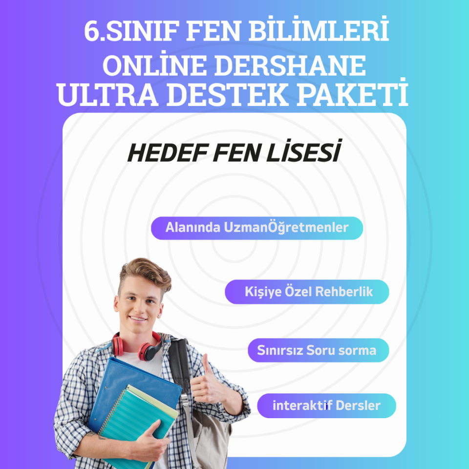 2026-2027 6.Sınıf Fen Bilimleri Ultra Destek Paketi