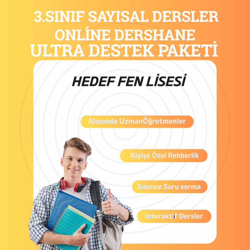 2026-2027 3.Sınıf Sayısal Dersler Ultra Destek Paketi