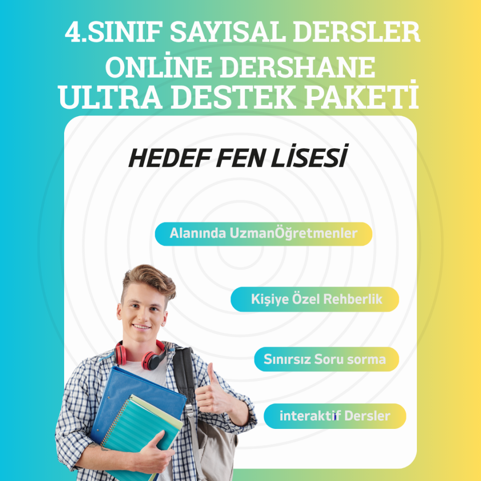 2026-2027 4.Sınıf Sayısal Dersler Ultra Destek Paketi