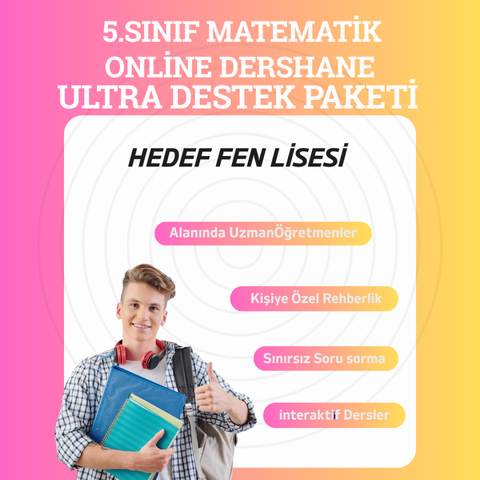 2026-2027 5.Sınıf Sayısal Dersler Ultra Destek Paketi