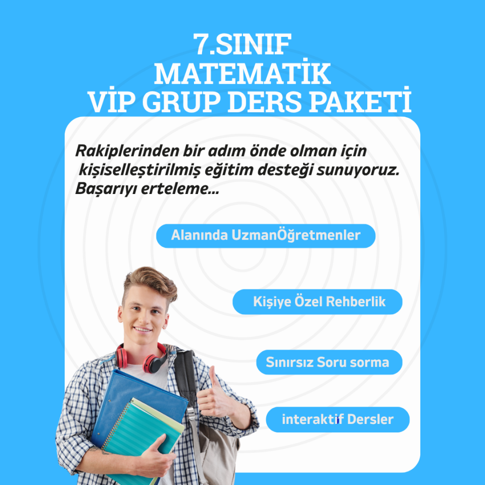 7.Sınıf Matematik Vip Grup Ders Paketi